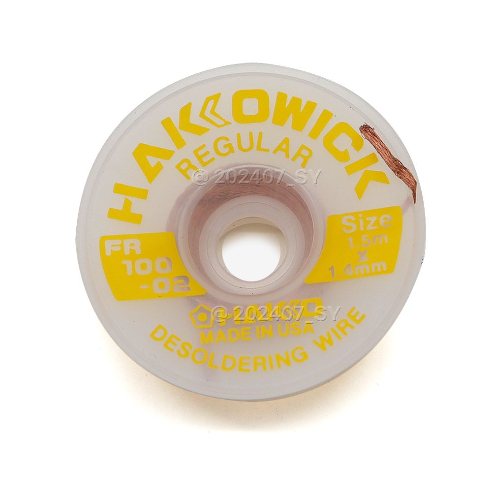 HAKKO Solder Wick Desoldering Wire FR100-02, 1.5*1.4mm